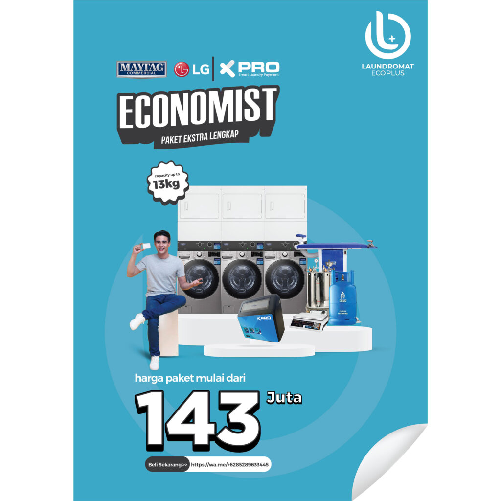 Paket Laundromat Ecoplus – LG Home Appliance X Maytag Commercial