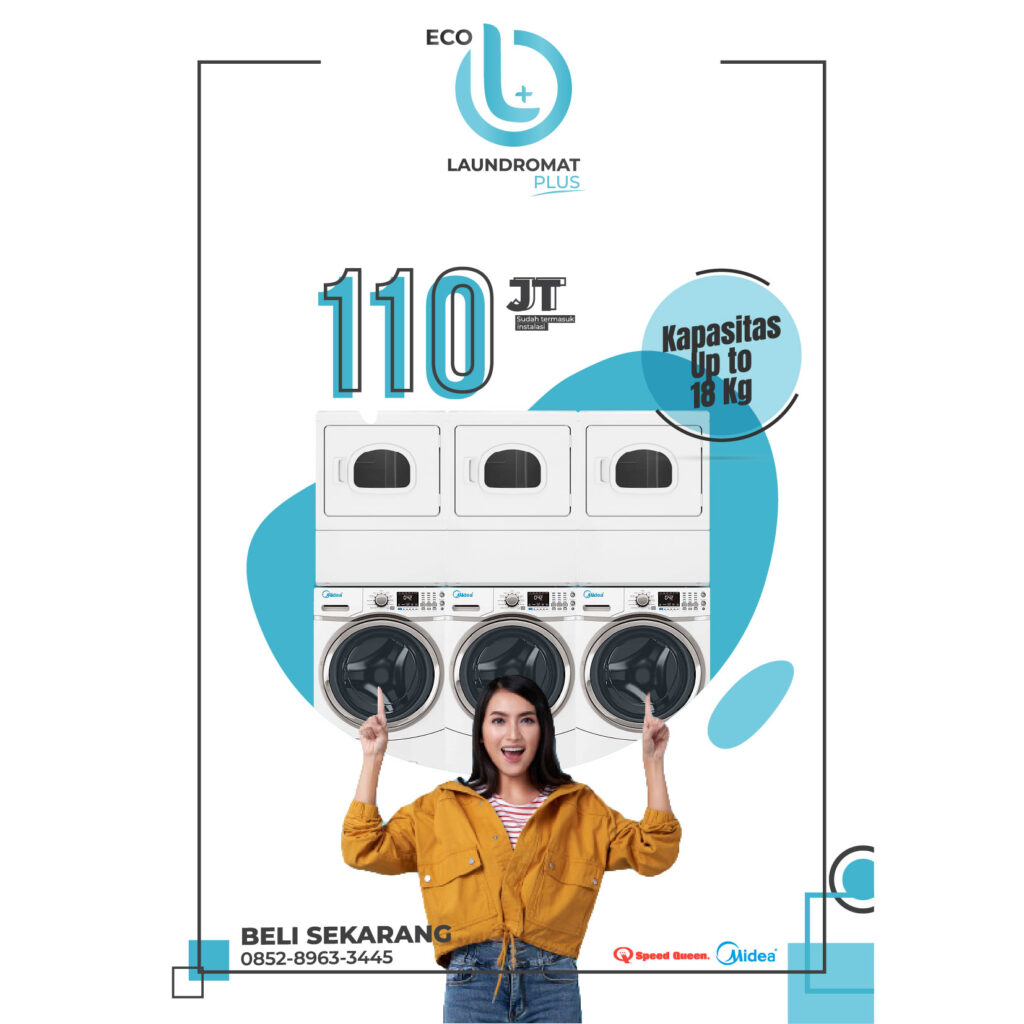 Paket Eco Elplus – Regular (Midea X Speed Queen)