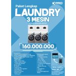 Paket Lengkap LAUNDRY 3 – LG + Speed Queen