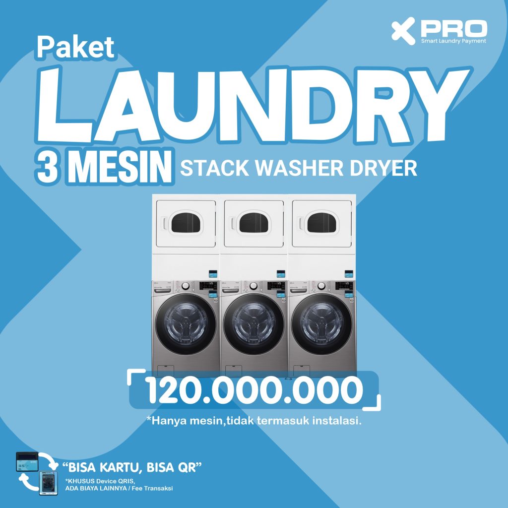Paket LAUNDRY 3 – LG + Speed Queen