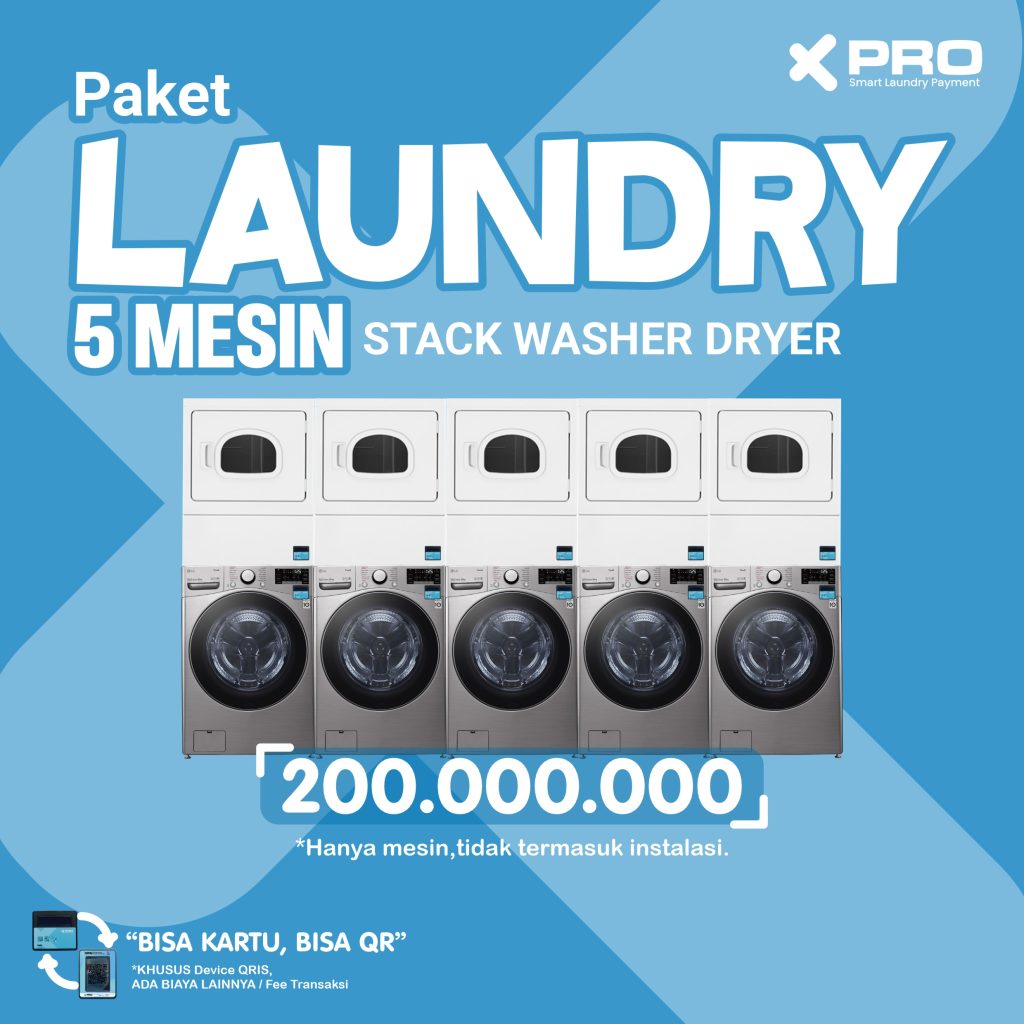 Paket LAUNDRY 5 – LG + Speed Queen