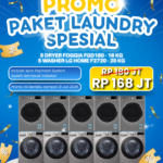 PROMO PAKET LAUNDRY 5 STACK DRYER FOGGIA FGD160 – 16 LG + WASHER LG HOME F2720 – 20KG