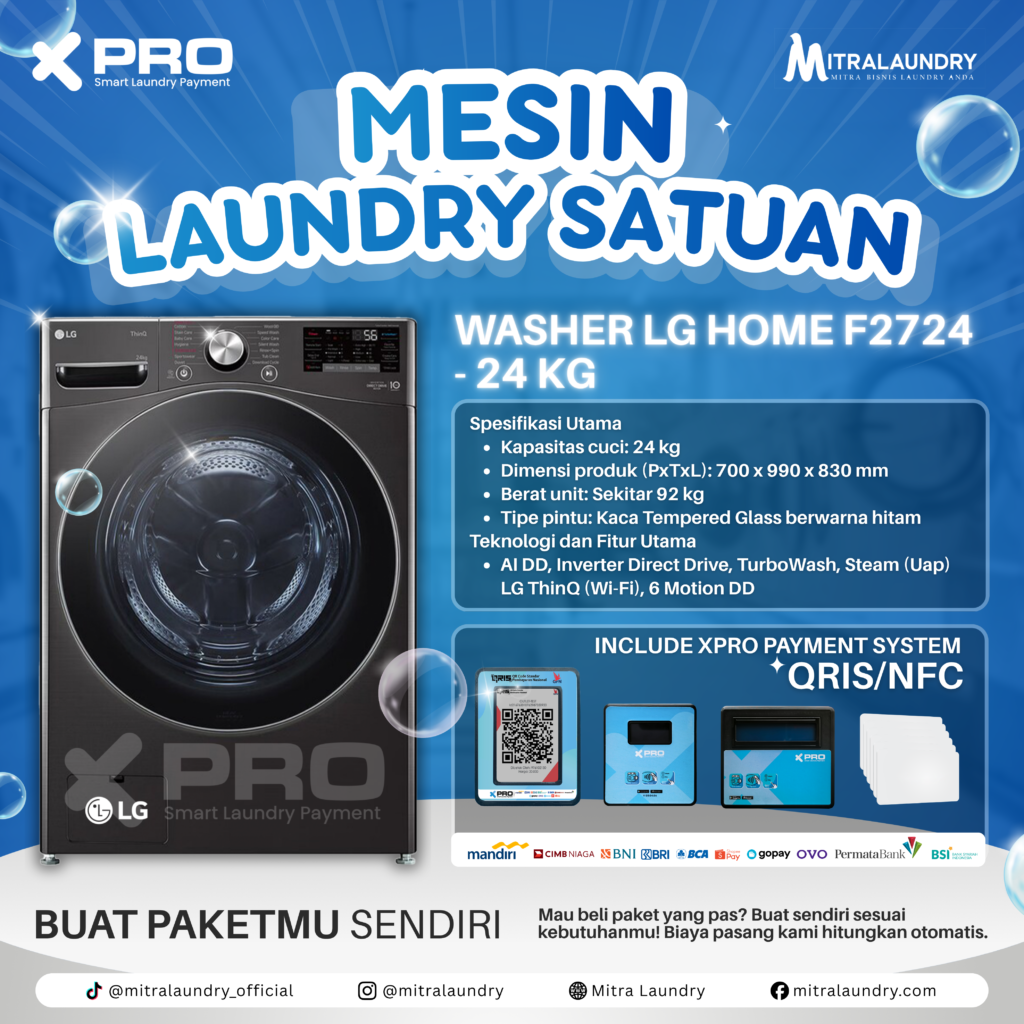 Washer LG Home F2724 – 24 KG