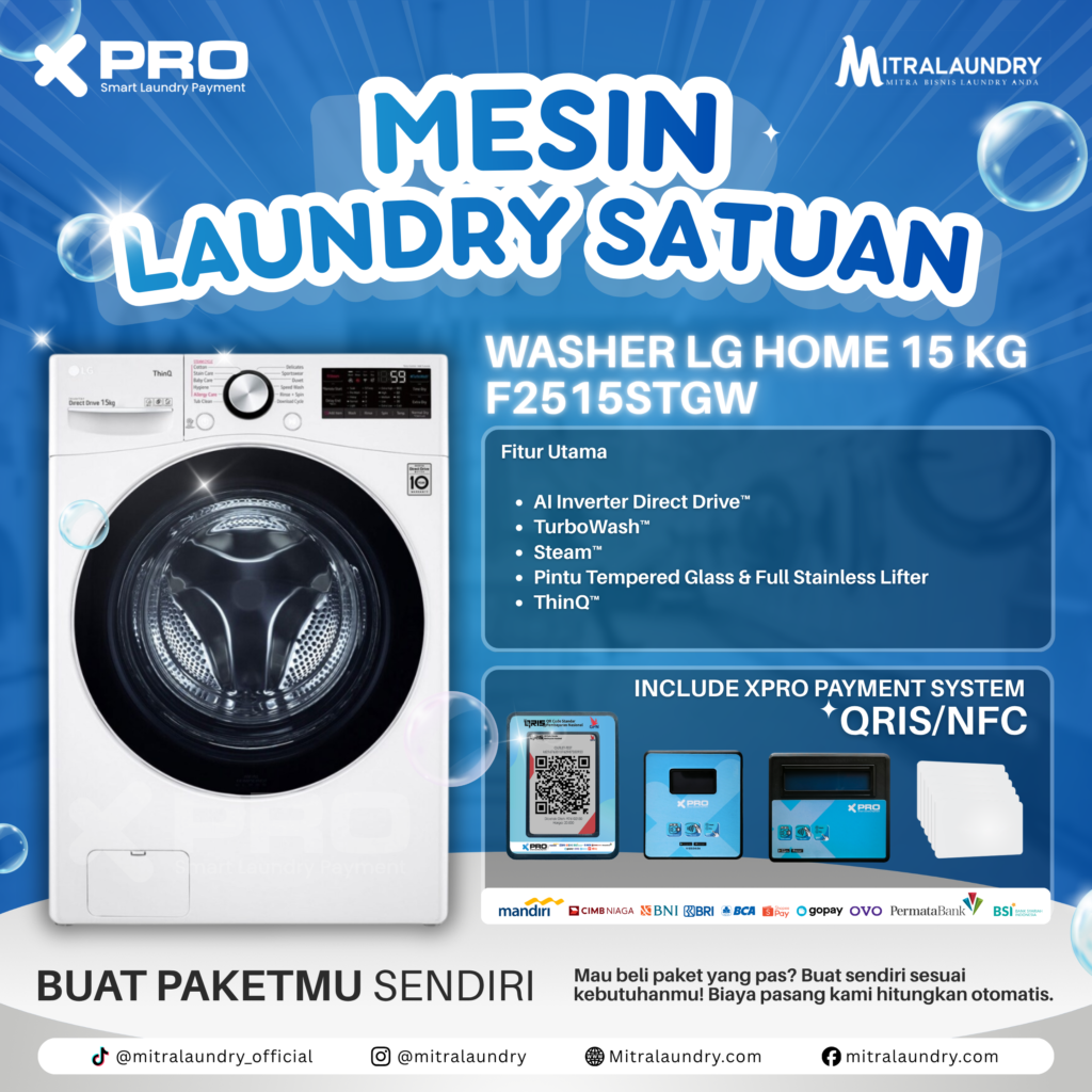 WASHER LG HOME 15 KG F2515STGW